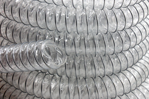 Шланг спиральный НВС Ф 90 мм из ПВХ серия 700N белый (бухта 30 м)