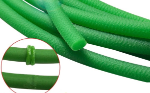 Ремень экструзионный ПУ беск. RR GB Green 86ShA D=8mm 4Belt (шершавый с кордом)